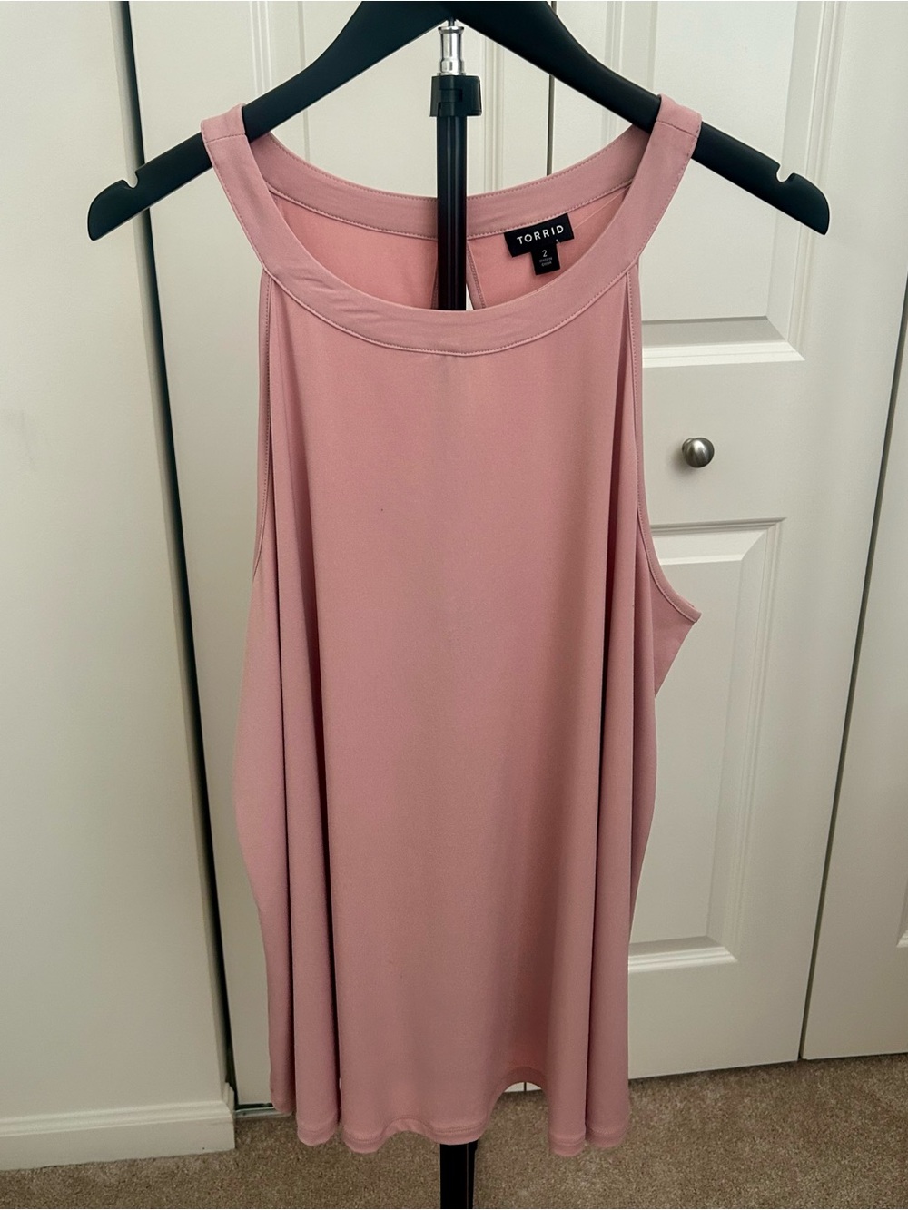 torrid Blush Pink Sleeveless Swing Tank
